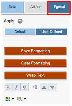Forms Format dialog box