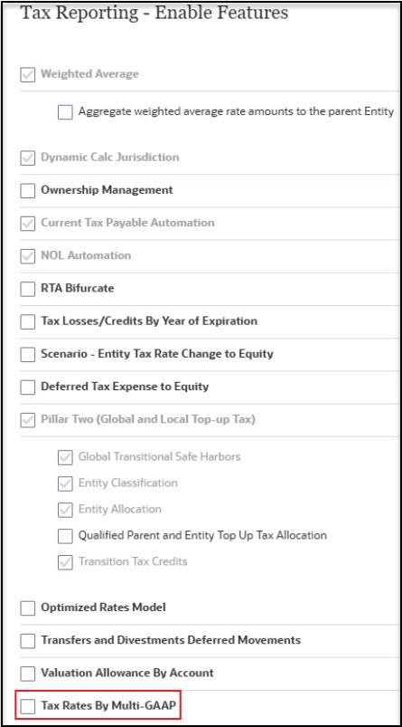 Enable Multi-GAAP