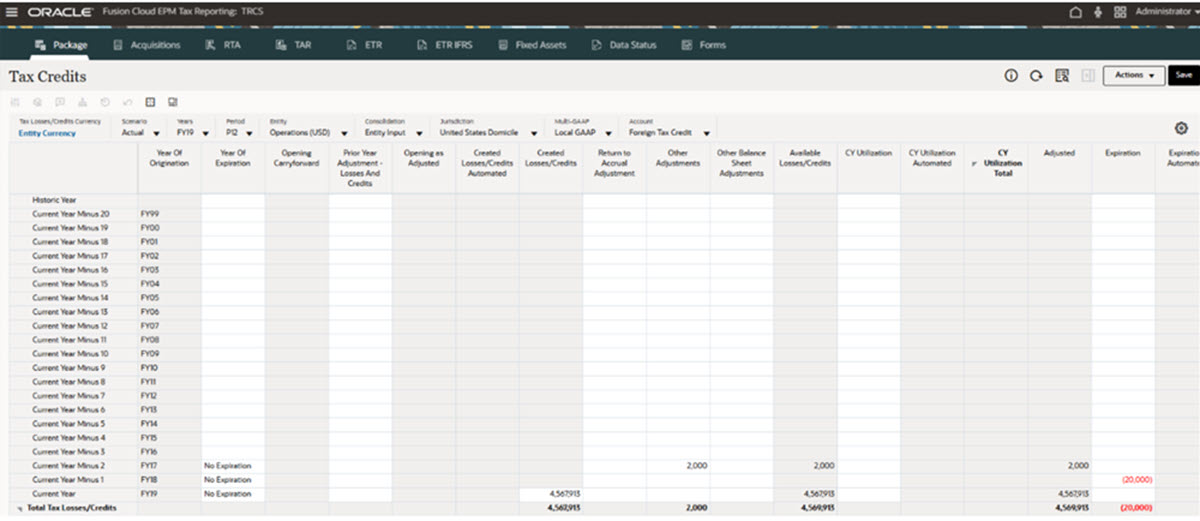 Tax Credits National form