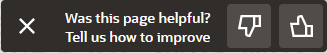 Was this page helpful? Click to send feedback.
