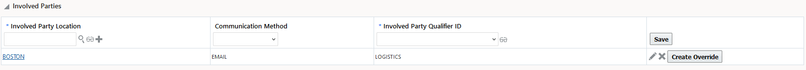 sample data entry grid