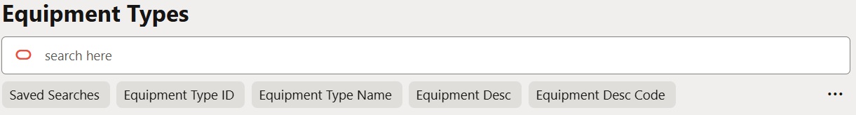 An image of the Smart Search bar with filters.