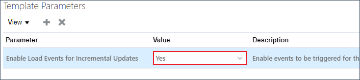 Override parameters