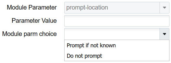 Prompt-location Parameter