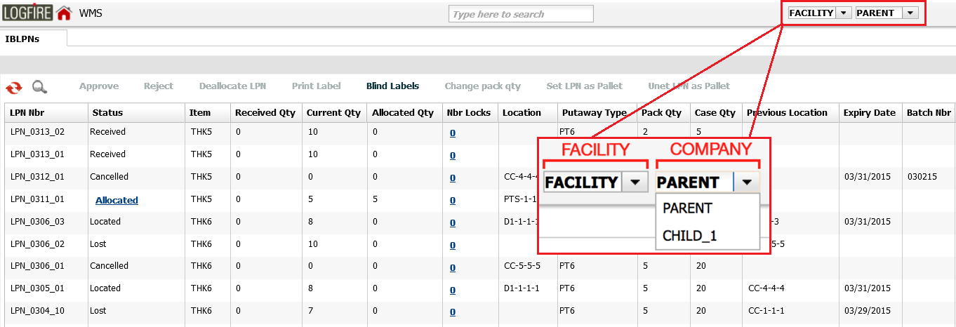 Facility and Company Views from the UI