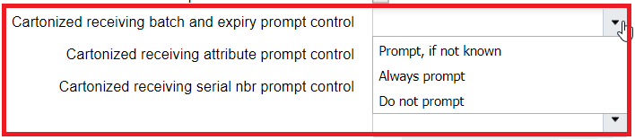 Configuration Fields for Cartonized ASN