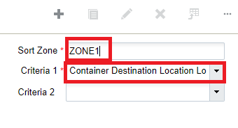 Creating a Sort Zone