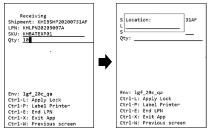 Prompt for batch/expiry date for single SKU for non-cartonized