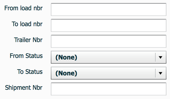 Filtering Inbound Loads