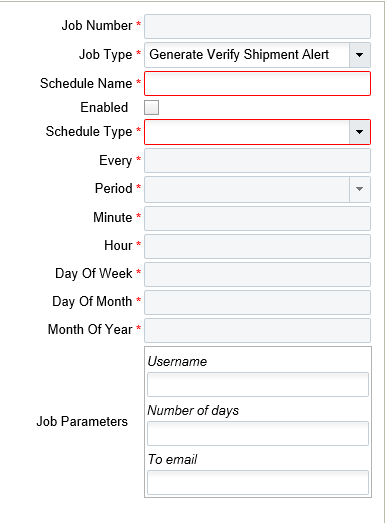 Generate Verify Shipment Alert