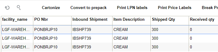 Multiple ASN Details