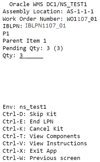 child units in single iblpn