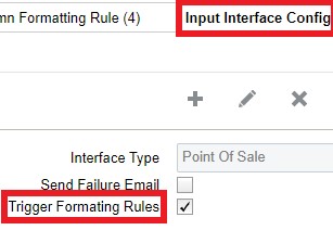 Trigger Formatting Rule