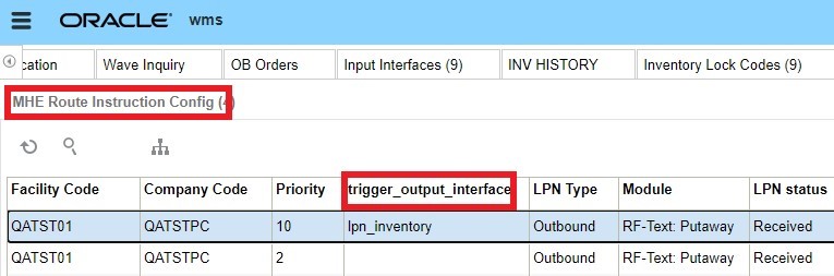 Trigger Output Interface