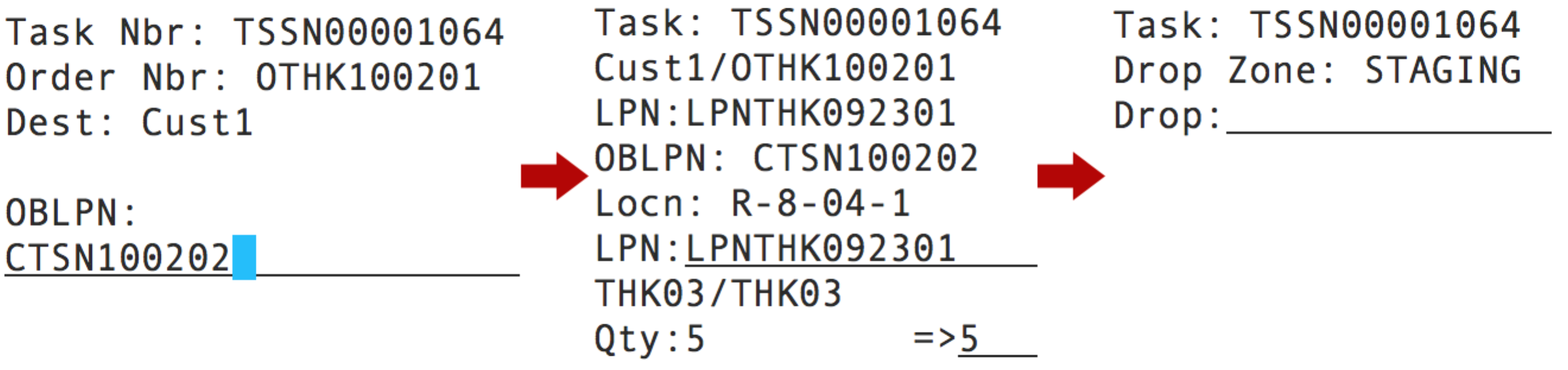 Continuing the zone picking process until the end