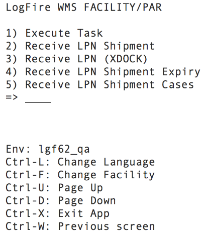 RF Menu