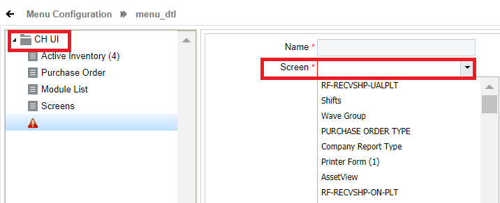 Adding screens to a folder