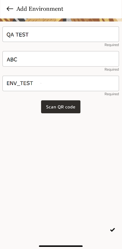 Add Enviroment