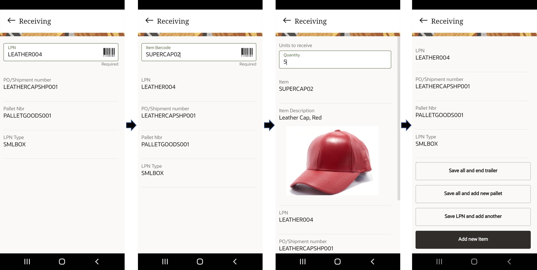 Multi-item transaction