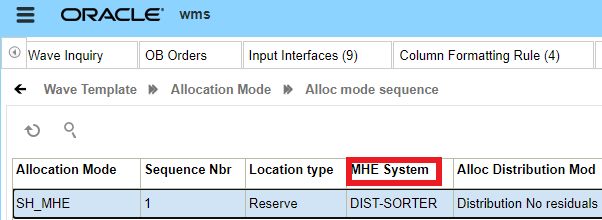 Allocation Mode Sequence