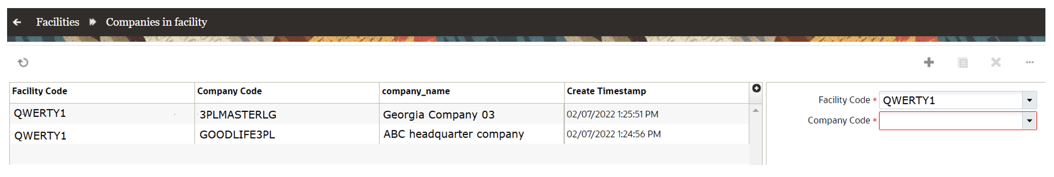 Company and Facility