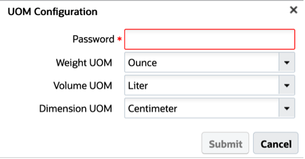 UOM Configuration at Facility Level