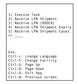 The RF Menu