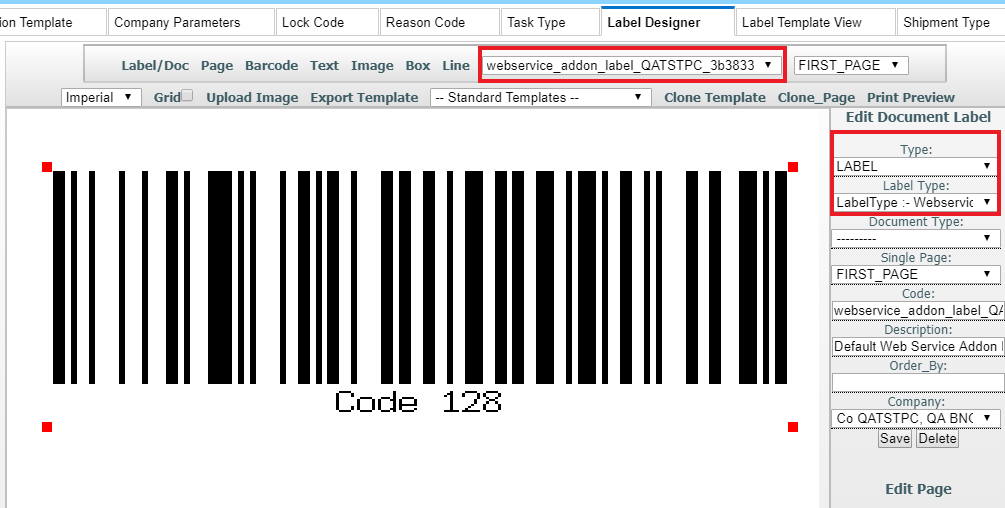 Type and Label Type