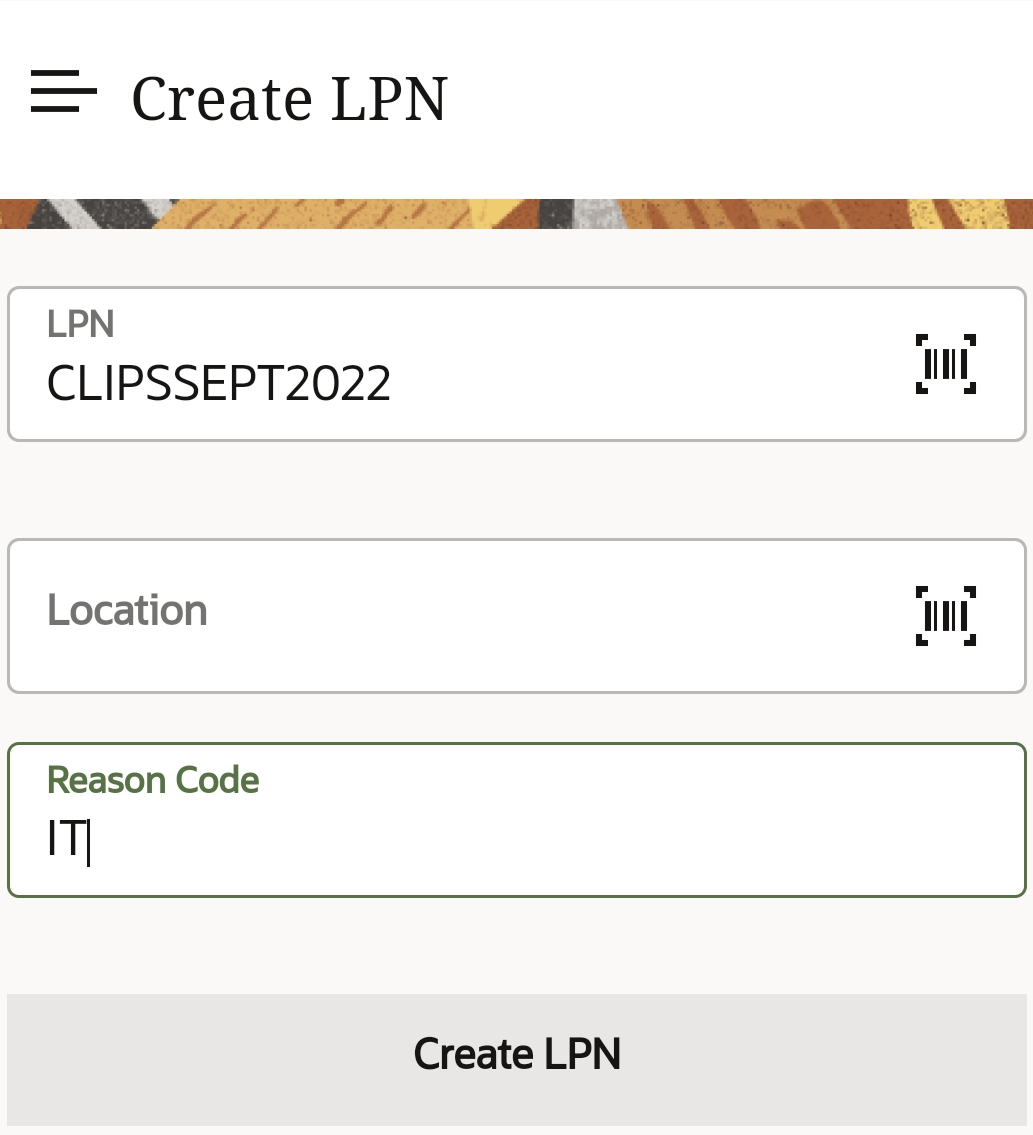 Create LPN