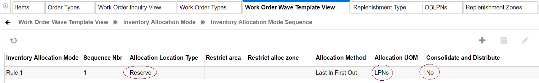 replenishment rule