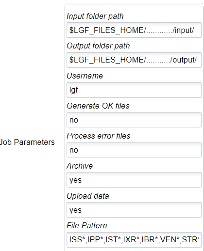 Troubleshooting Process Input File