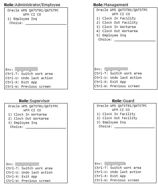 RF Roles