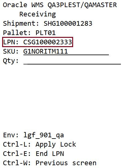 LPN Number