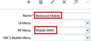 Configuring Redwood Mobile