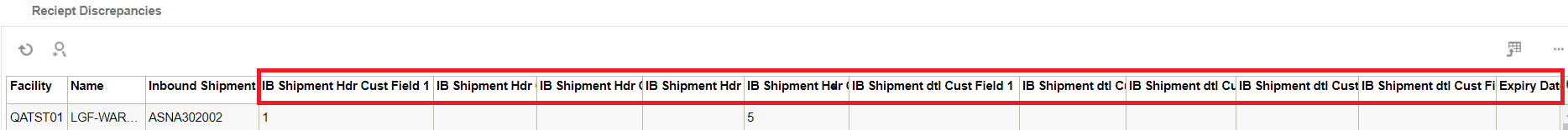 Receiving Discrepancies