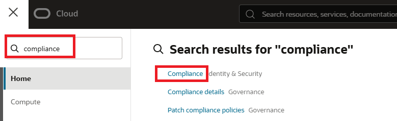 Search Compliance