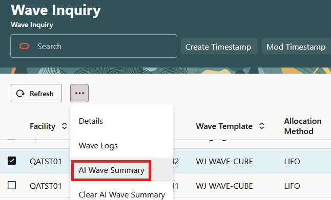 AI Wave Summary Button