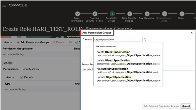 Add Permission Groups