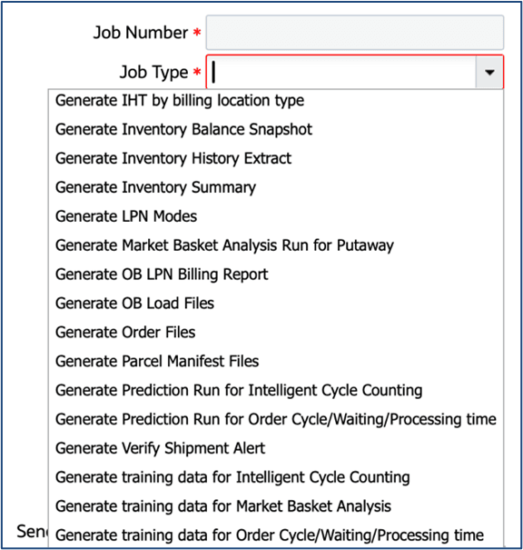 Update Scheduled Job Type