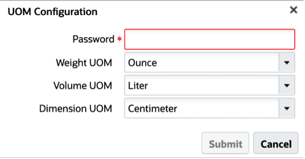 UOM Configuration at Facility Level