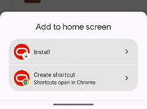 Add to Home Screen