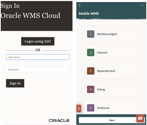 Login to PWA