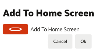 Add to Home Screen