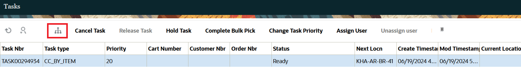 CC Task Details