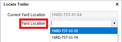 Yard Location