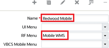 Configuring Redwood Mobile