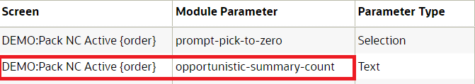 Opp Summary Count