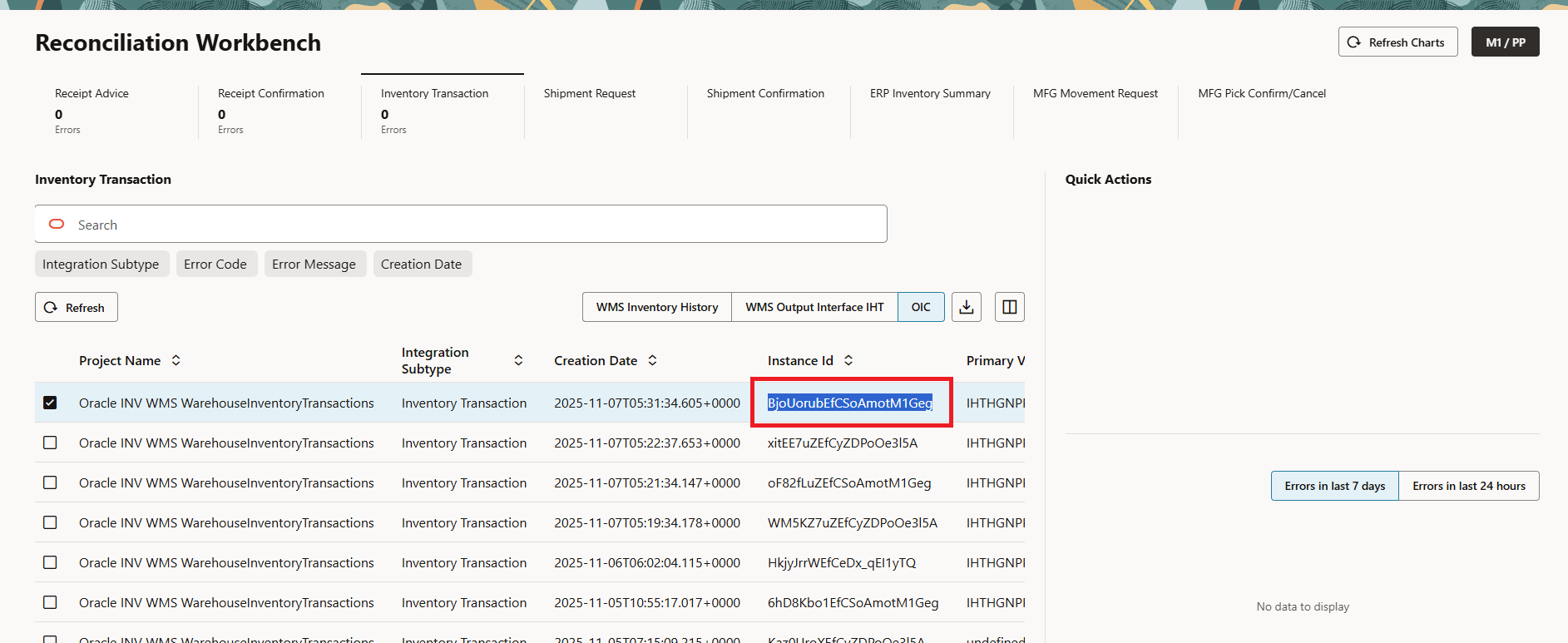 Instance ID