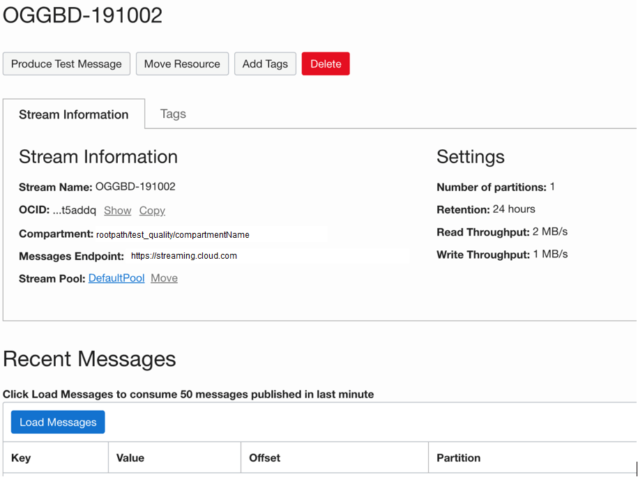 DefaultPool of the OSS Panel DefaultPool of the OSS Panel