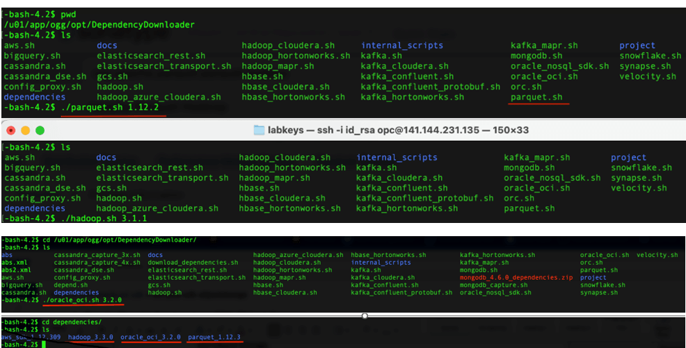 Install required dependency files.